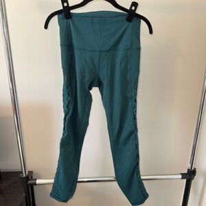 Lululemon Green Braided Leggings